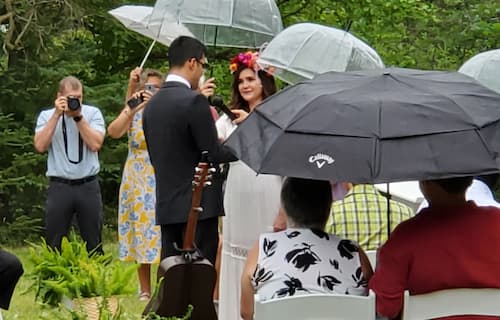 Jon and Rebecca's Micro Wedding, July 2020